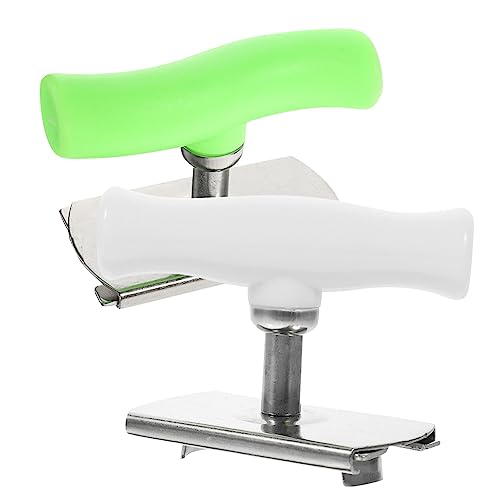 SOLUSTRE 2Pcs Multifunctional Jar Opener Portable Lid Gripper for Weak Hands for Seniors Arthritic Users Easy to Use Kitchen Tool