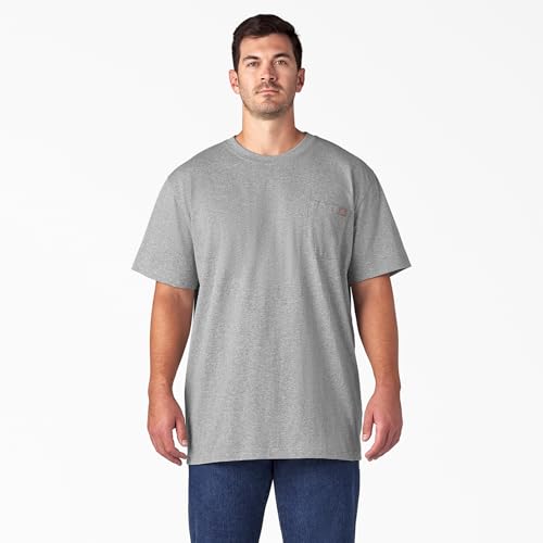 Image of Dickies Men's Heavyweight Heathered Short Sleeve Pocket T-Shirt