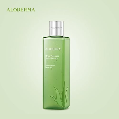 Aloderma Pure Organic Aloe Vera Moisturizing Facial Toner Made With 99.8% Organic Aloe Vera, Skin Toner For Oily & Combination Skin, Hydrating Toner, Soothing Aloe Vera, Improves Skin Tone & Texture #TOP7