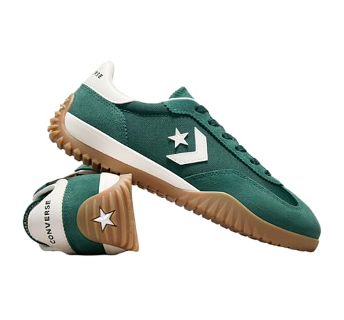 Converse Run Star Trainer Womens Low Top Sneaker (Green Envy/Egret/White, US Footwear Size System, Adult, Women, Numeric, Medium, 6)