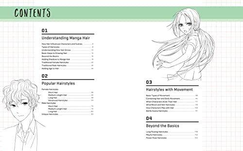 How to Draw Hairstyles for Manga: Learn to Draw Hair for Expressive Manga and Anime Characters