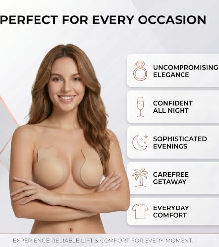 Image of DClub Lift Ultra-Thin Sticky Nipple Covers Adhesive Silicone Pasties.
