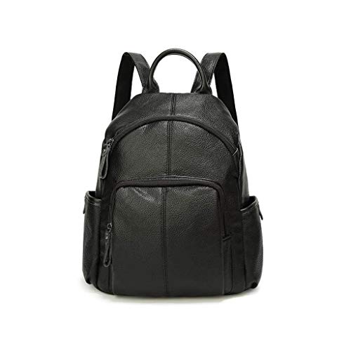 Sac à dos en cuir PU anti-vol avec fermeture au dos pour voyager l'esprit libre