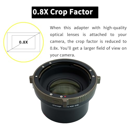 Ficha técnica XPIMAGE 0.8x Reductor óptico de longitud focal compatible con lentes Pentax 67 para cámaras Hasselblad XCD - Fernando Cortés