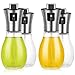Produktbild Ölsprüher für die Küche, 4 Stück Öl sprühflasche Glas für Heißluftfritteuse, 200ML Ölspray zum Kochen für Speiseöl, Olivenölsprüher für Salat, BBQ, Backen, Pasta, Ölflasche Behälter Essigspender