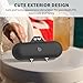 Kawaii Cute Case for Wireless Bluetooth Speaker, Compatible with Beats Pill, Anti-Scratch Protective Sleeve (Black)
