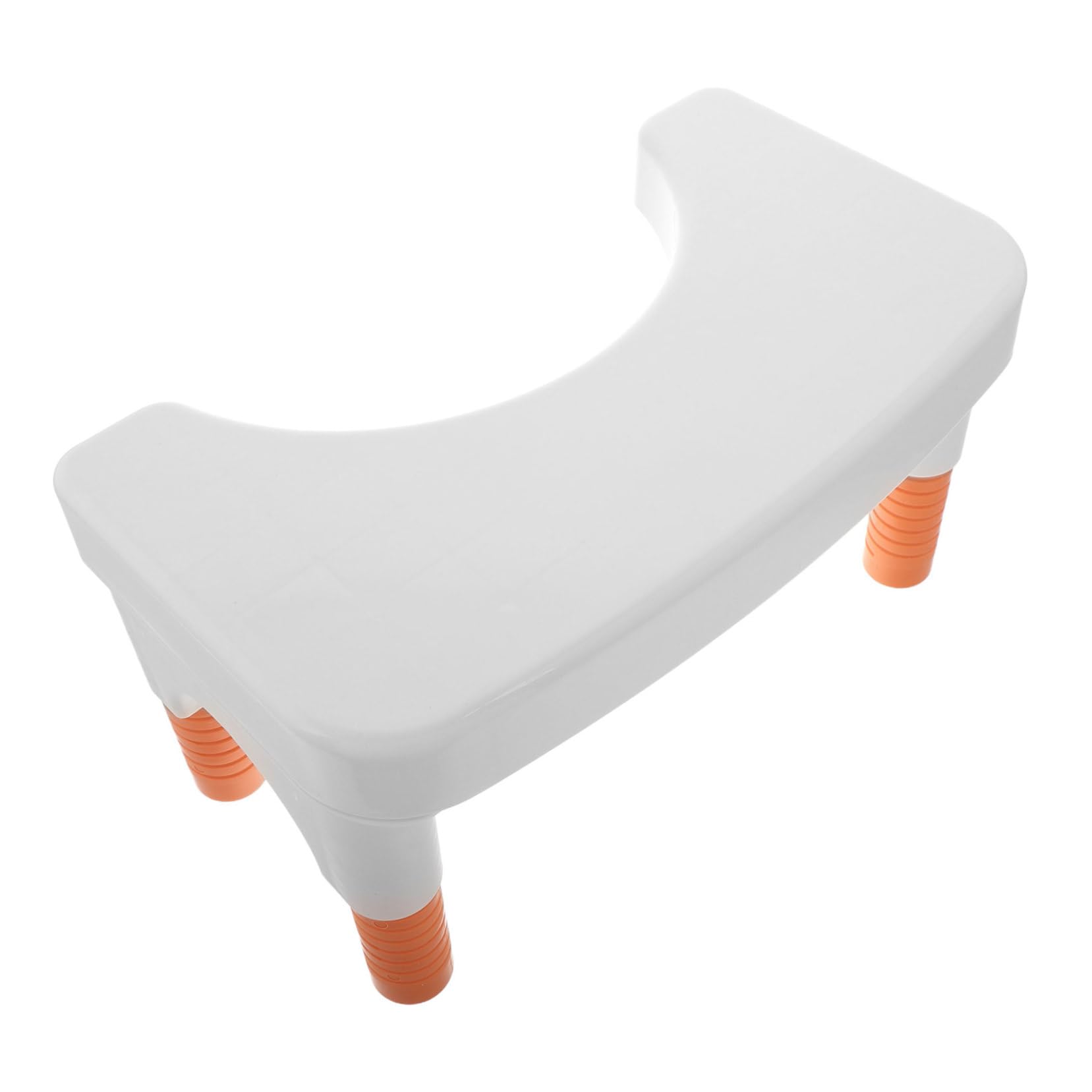 ORFOFE Ergonomic Portable Toilet Stool Adjustable Footrest for Seniors Potty Training Step Stool for Boys and Girls Toddlers Squatting Stool for Bathroom