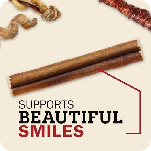 Redbarn Pet Products 12" Braided Bully Sticks for Dogs 2-Count, Pack of 12 - 3