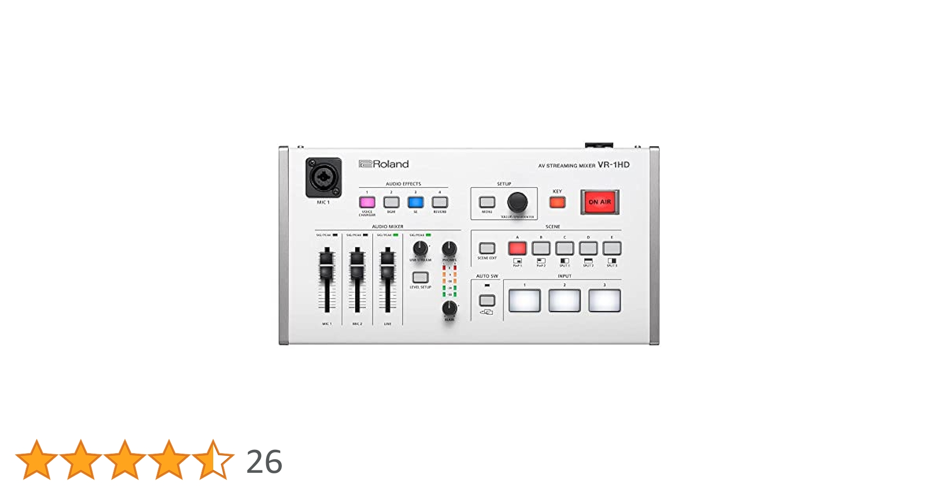 ライブ配信に！Roland VR-1HD オーディオミキサー Roland Pro A/V - VR-1HD | Streaming AV Mixer