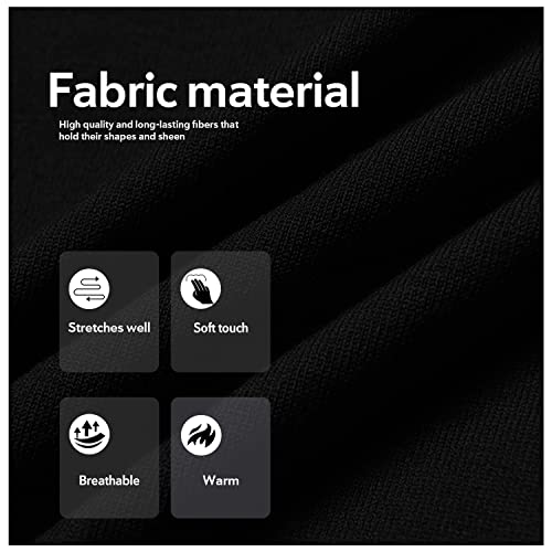 X RAY Mens Mock Neck Sweater, Soft Slim Fit Pullover Top, Basic Mock Neck Sweater for Men 7