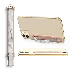 SleekStrip Ultra-Thin Phone Grip, Non-Slip Phone Strap Holder for Hand, Finger Strap for Phone, Adjustable Angle Strap…