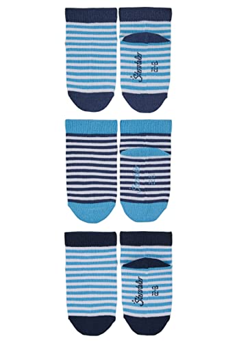 Sneaker-socks 3-pack striped baby boys Socks