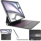 CSZZACME Clavier AZERTY Épuré pour iPad Air 13 Pouces M4/M3/M2 & iPad Pro 12,9
