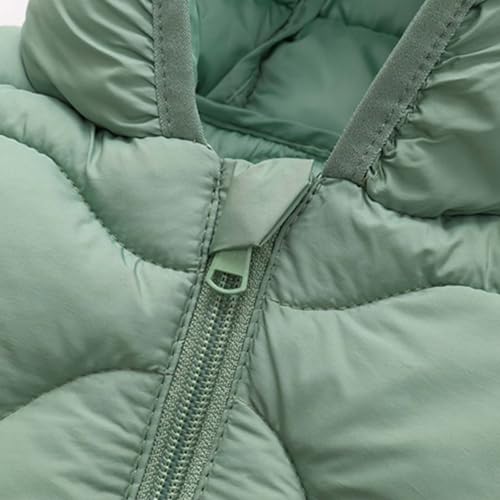 Winter Coats for Boys Girls Cute Bear Ears Full Zip Hooded Light Puffer Jacket Winter Comfortable Warm Down Jacket4