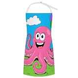 VTCTOASY Funny Octopus Chef Apron
