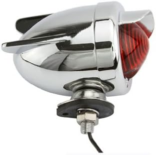 Rear Dummy Light Wings Red. Bike Light, Bicycle Light, lowrider, Beach Cruiser, Chopper, Limo, Stretch Bike, BMX, Track, Fixie
