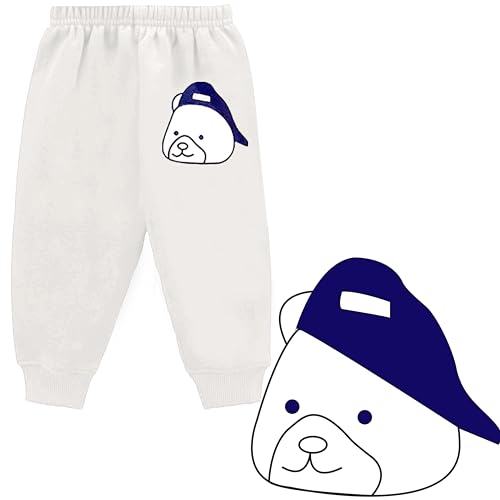 Image of Baby Boys' & Girls Pyjamas Regular Fit Cotton Printed Pajama Pants | Toddlers Lower | Track Pants | Kids Pyjama | Infants Joggers | Child Trackpants (Pack Of 5)