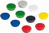 Farbe: sortiert Franken GmbH HM30 99 Magnet (32 mm, 800 g) 10 Stück farblich sortiert