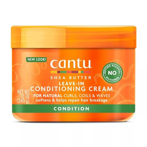 Cantu Shea Butter for Natural Hair Leave-In Conditioning Cream 12oz (340g)