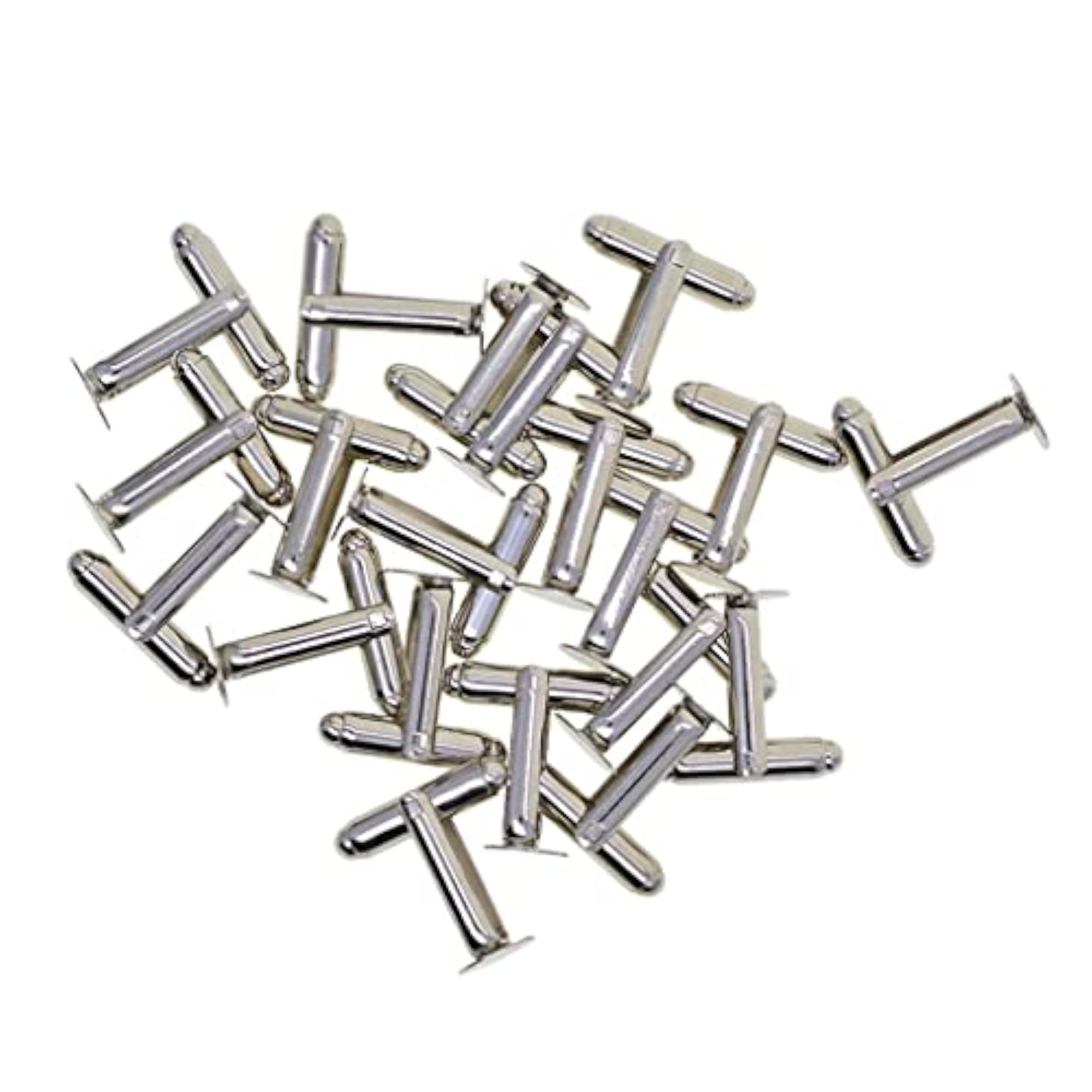 30x Blank Round Cabochon Cuff Link Settings for DIY