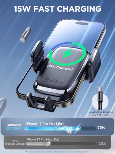 JOYROOM Auto Clamping Car Phone Holder