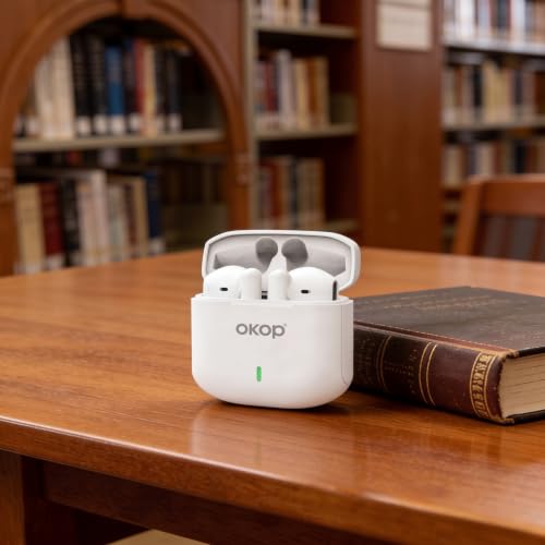 Kablosuz Bluetooth 5.4 Kulaklık - Tws Kulak İçi Kulaklık - Gürültü Engelleme, HD Mikrofon, Type-C Hızlı Şarjlı - Yüksek Kalite Tüm Telefonlar ile Uyumlu (Beyaz)
