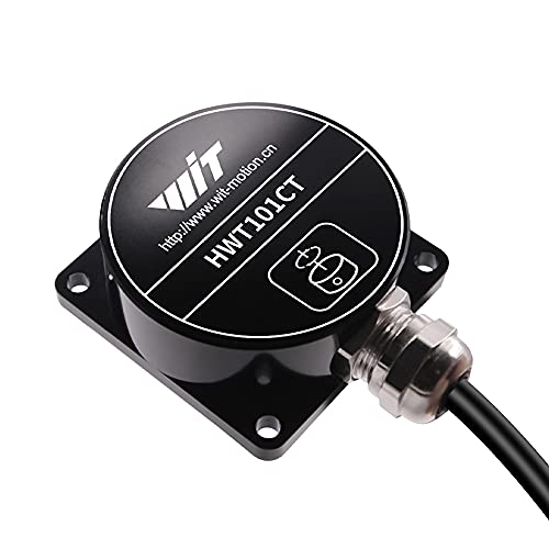 HWT101CT-TTL Inclinomètre à cristal de qualité militaire Module de capteur d'angle d'inclinaison MEMS, gyroscope à cristal intégré [mesure de l'angle de l'axe Z] pour application robotique Cover