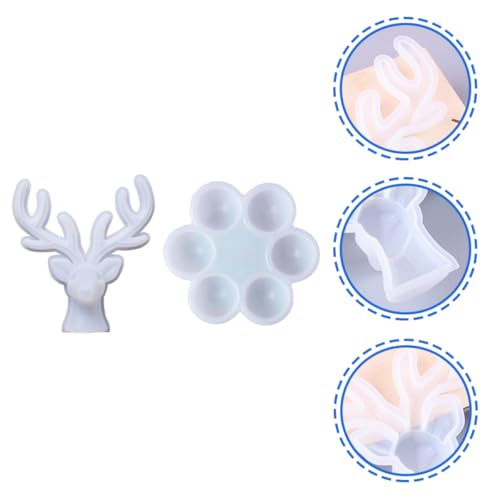 Moules silicone boîte à bijoux DIY œuf cerf réutilisable - 3