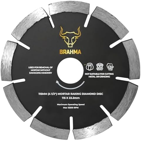 115mm Diamond Disc for Mortar Removal Cover
