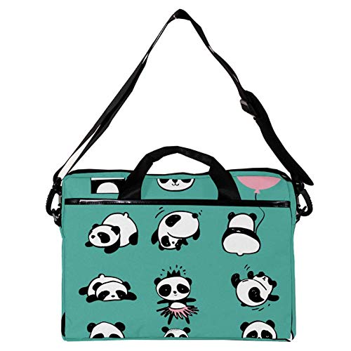 Maletín bandolera para portátil de 15,4 pulgadas para proteger tu PC con Hello Panda 2