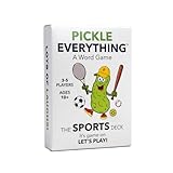 Pickle Everything – The Sports Deck – The Word Game That’s a Big Dill! Fast-Paced Party Game for Kids, Teens & Adults, Perfect for Family Game Night, 3-5 Players, Ages 10+, Quick 20-Minute Play