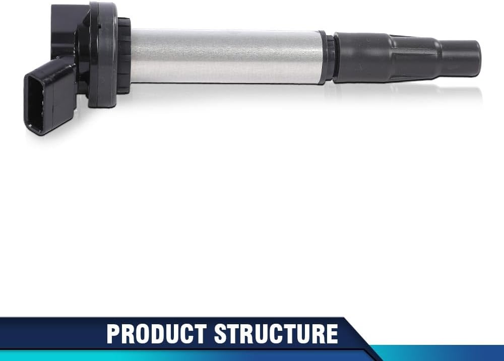 PIT66 4Pcs Ignition Coils, Compatible with 1.8 L4| 2009-2019 Toyota Corolla, 2009-2014 Toyota Matrix, 2010-2015 Toyota Prius & 2012-2017 Toyota Prius V, 2008-2014 Scion XD, 2009-2010 Pontiac Vibe