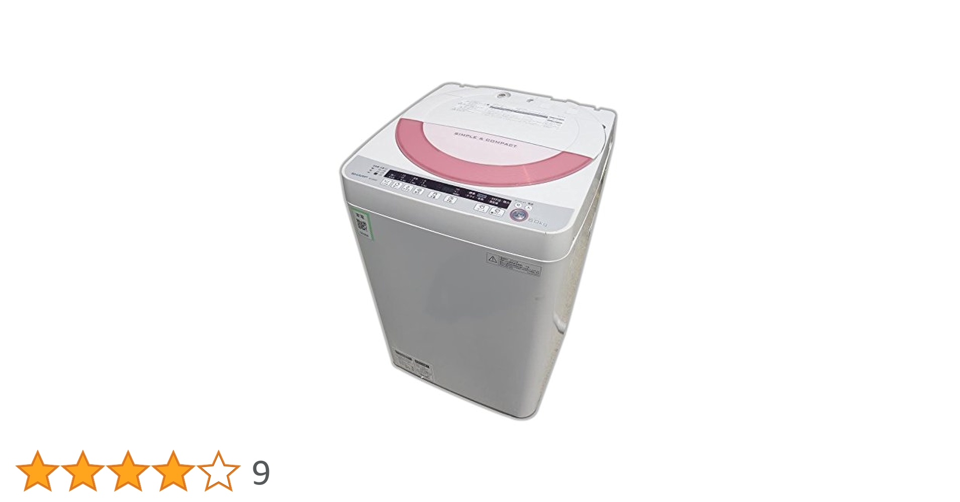 洗濯機 SHARP ES-GE60P-P SES169羽 動作品 洗濯機 SHARP ES-GE60P-P SES169羽 動作品 シャープ ES-GE60P