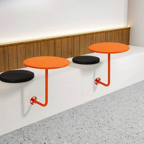 El Mejor Listado de Mesas de cóctel Top 10. 48 Mesas De Centro Pequeñas De Pared, Mesa De Cóctel De Hierro Forjado Mesa De Café Mesa Auxiliar Flotante para Tienda De Té con Leche Bar De Ocio Ahorrar...