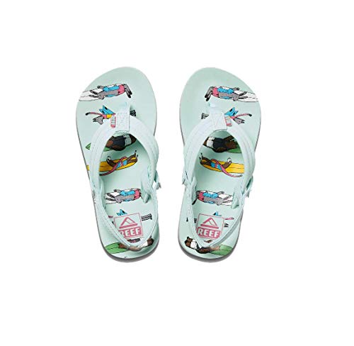 Reef Kids Infants Jonas Claesson Lil Summer Flip Flops Thongs Sandals - 7-8 US