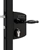 LOCINOX Surface Mounted Gate Lock - LAKQ4040 U2 Black 40mm - 60mm