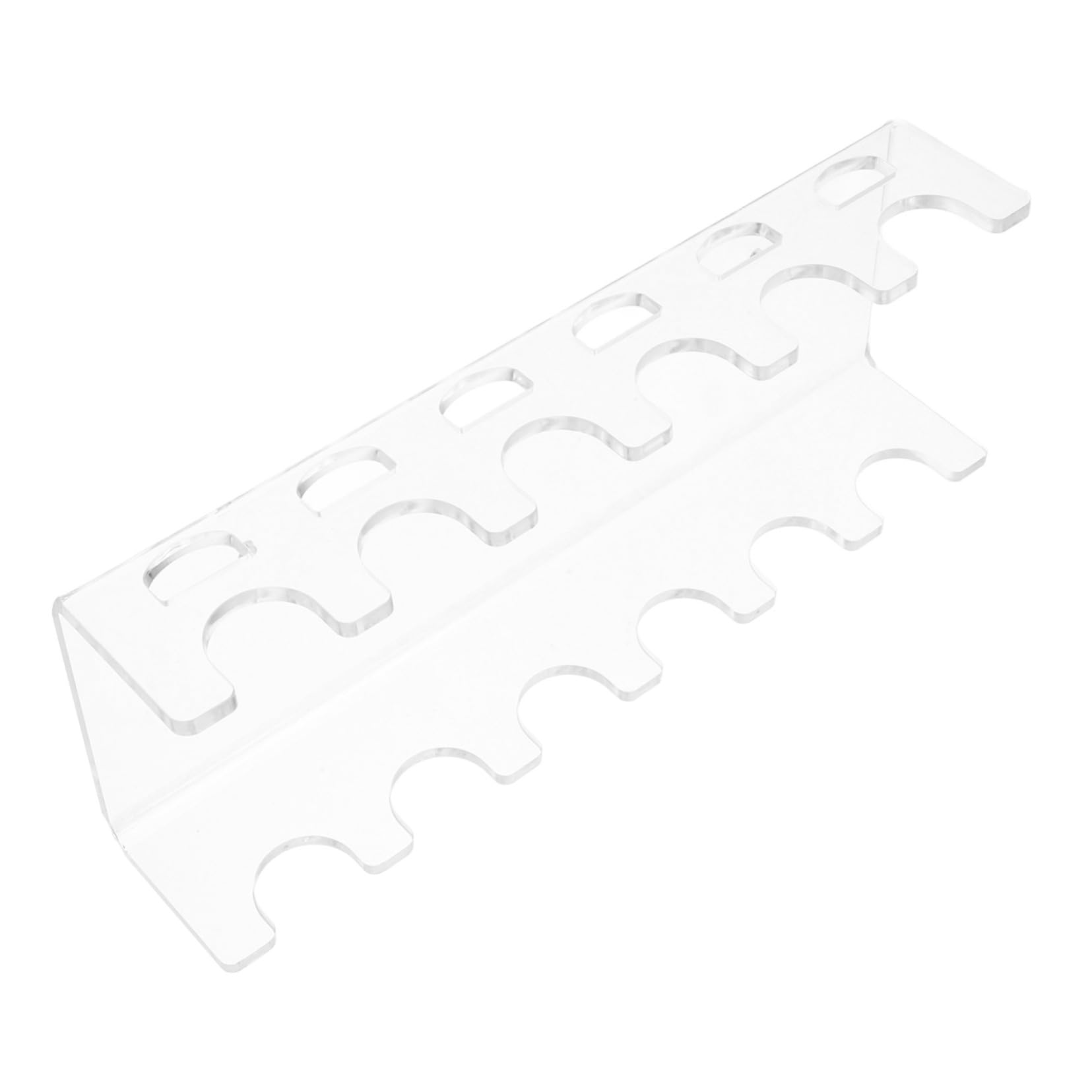 FUNOMOCYA Laboratory Pipette Holder Stand Wall Mounted Rack for Pipettes Transparent Design Plastic Pipette Display Stand for Sampling and Experimentation