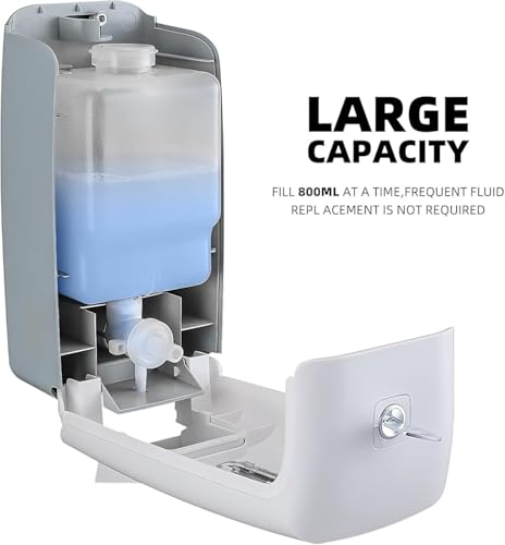 Image of Carnival 800ml Manual Soap Dispenser for Bathroom Home | Hand Wash, Shampoo, Lotion, Liquid Soap Dispenser for Wash Basin | Wall Mount