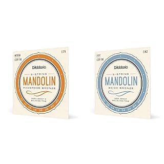 D’Addario EJ74 Cordes pour Mandoline & EJ62 Cordes pour Mandoline - Les Beatles, Paul McCartney, John Lennon, RIngo Starr, George Harrison