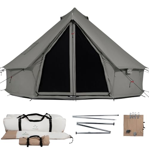 Regatta Bell Tent (Boulder Gray, 16.5' (5M), Water...