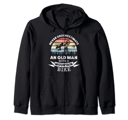 Funny Mountain Biking MTB Regalo para Papá | para ciclista Sudadera con Capucha