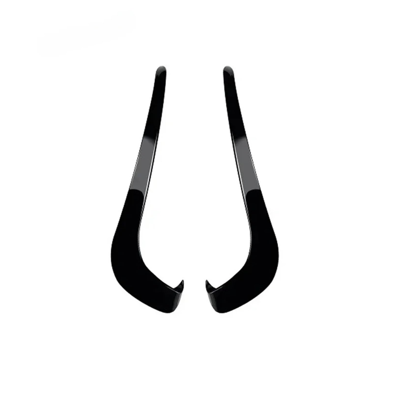 Kompatybilny z Volkswagen Passat B7 2011-2015 przedni zderzak samochodowy Spoiler Splitter nawiew powietrza lampa przeciwmgielna osłona grilla zestawy karoserii akcesoria tuningowe(Glossy black)