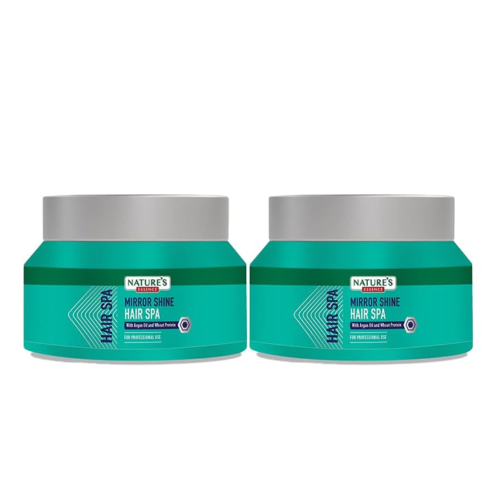 Nature's Essence Mirror Shine Hair Spa With Argan Oil & Wheat Protein (500 * 2) (1000 g)