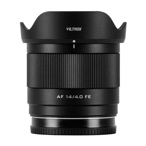 VILTROX 14mm f4.0 FE, AF 14mm f4.0 Air E Mount Lens per Sony E, Obiettivo Auto Fcous Full frame Ultra grandangolare per Sony a7RⅢ a7RⅣ FX3 A7RⅤA7CR A7CII a6600 ZV-E10 FX30 A6700