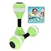 Water Dumbbell Kid Eva-Foam Water Weight for Swimming Water Aerobics Dumbbell for Swimming Training Equipment 1Pair Green White Water Weights For Swimming Water Exercise Dumbbells Foam Water Weights