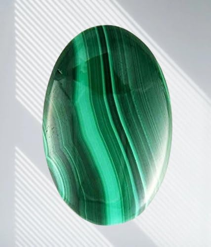Malachite naturelle plaquée argent le cadeau idéal A+ - 3