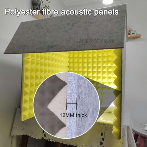 Bouclier acoustique pour studio avec isolation microphone haute densité - 5