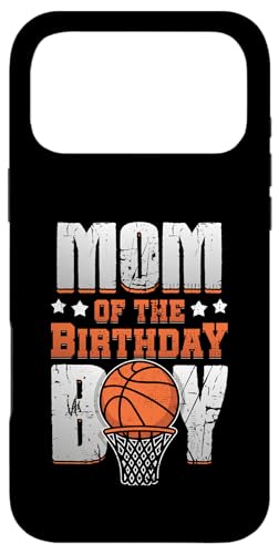 Mom Of The Birthday �j�̎q �}�b�`���O �o�X�P�b�g�{�[�� �a���� �X�}�z�P�[�X iPhone 17 Pro Max �p
