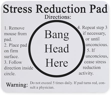 CafePress Stress Relief Mousepad - Non-Slip Rubber Gaming Mouse Pad For Office & Computer Desk