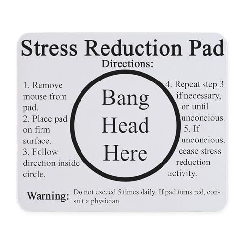 CafePress Stress Reduction Mousepad Non-Slip Rubber Gaming Mousepad